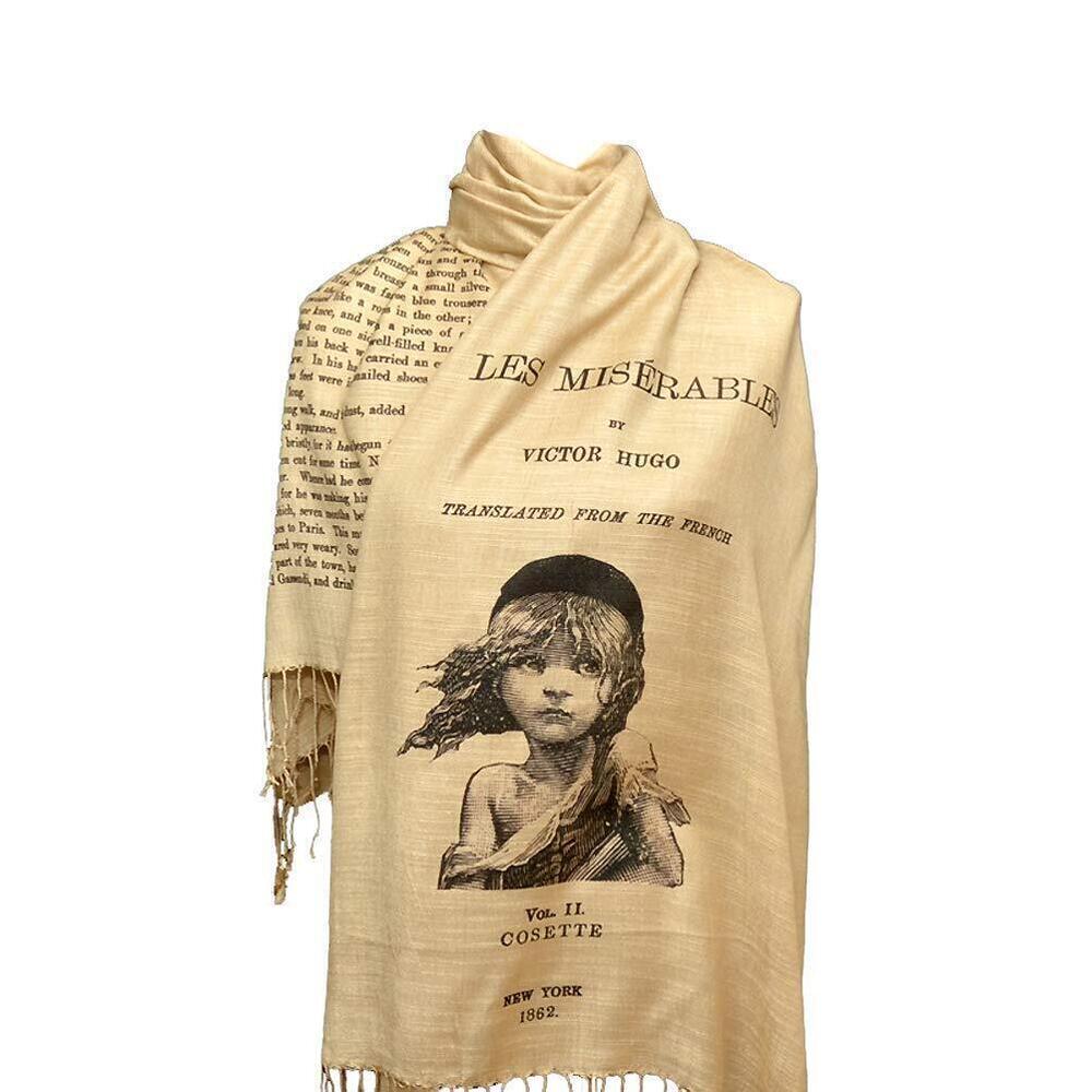8778 Les Misérables by Victor Hugo Shawl Scarf English version